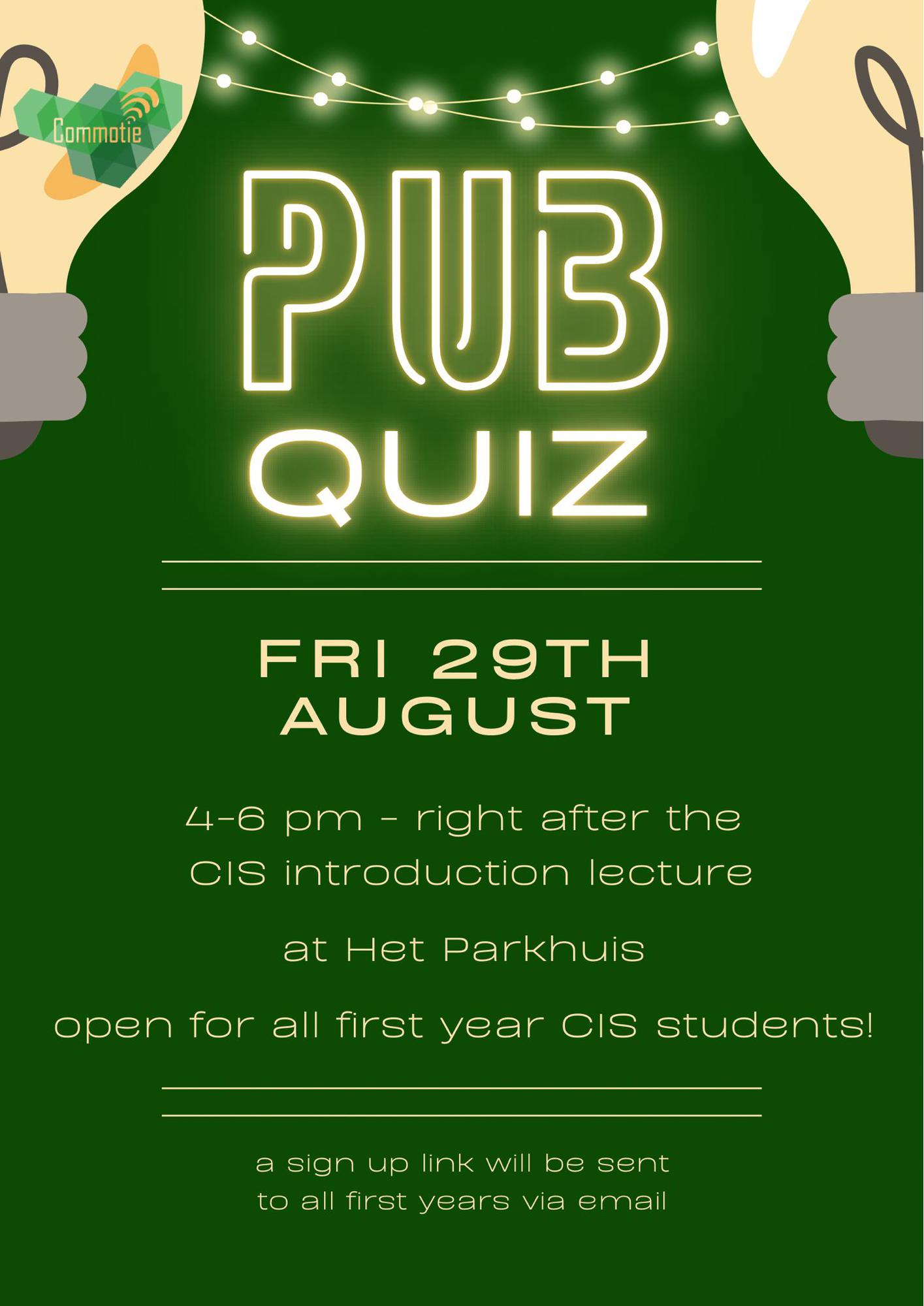 Introduction Week: Pub quiz 