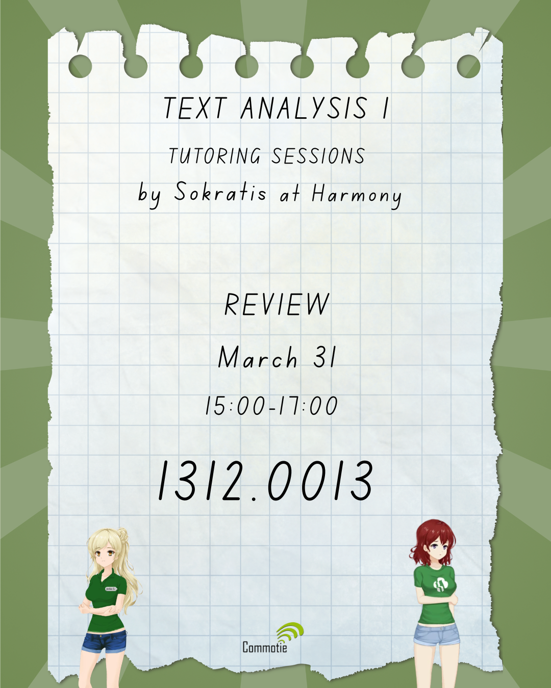 Text Analysis I Tutoring: Review