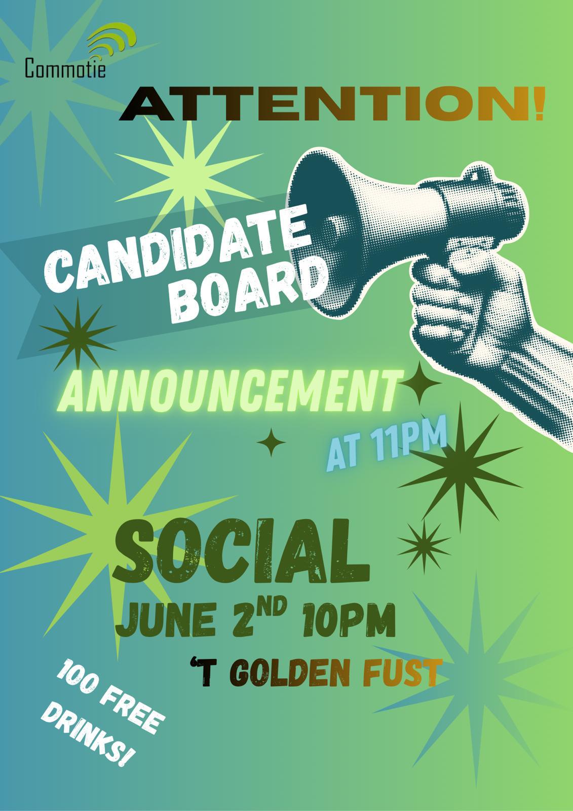 June Social: Candi Announcement!