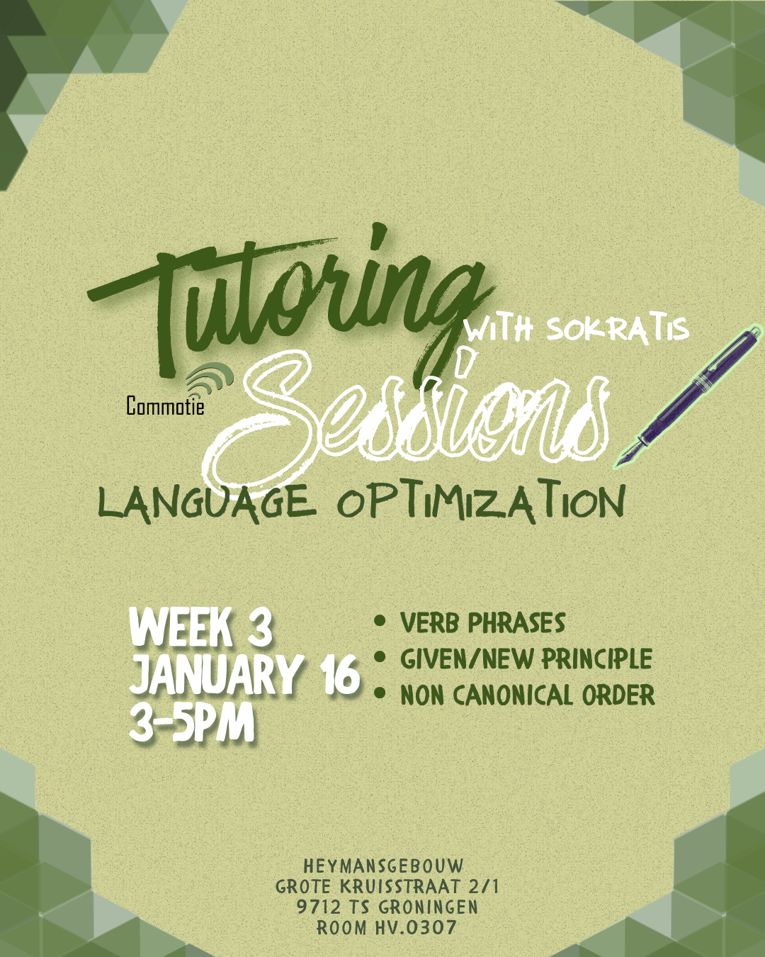 Language Optimization Tutoring: Week 3