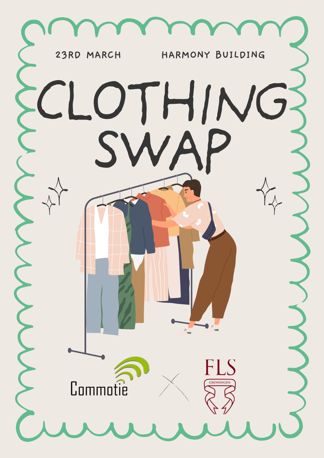 Clothes Swap: Commotie x FLS